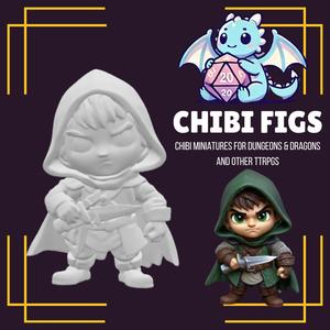 Chibi Male Rogue Miniature