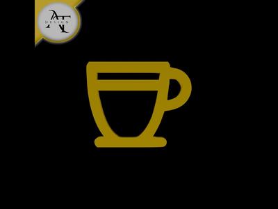 Simple Coffee Cup Symbol - 2D Art