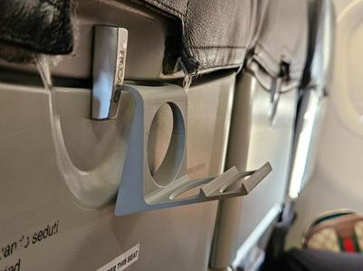 Airplane phone holder