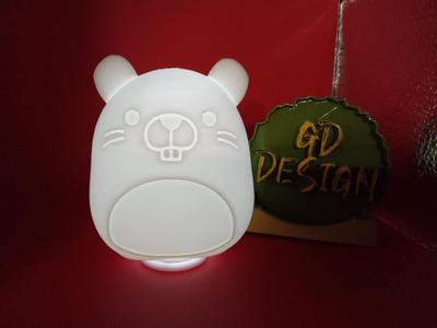 Beaver SQUISHMALLOWS ORNAMENT AND ONE TABLETOP TEALIGHT