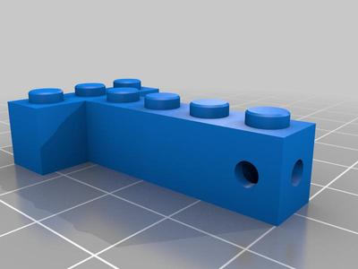 Building block: Key holder letter T