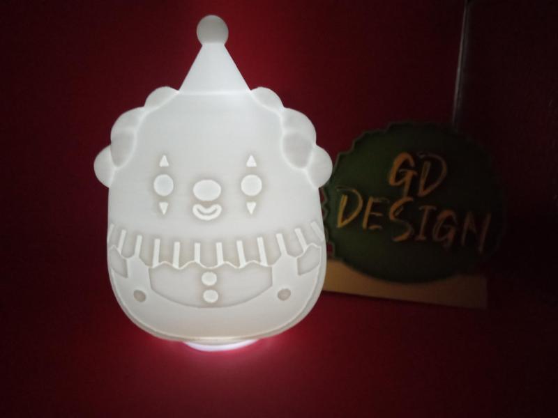 Umberto The Clown SQUISHMALLOWS ORNAMENT AND ONE TABLETOP TEALIGHT