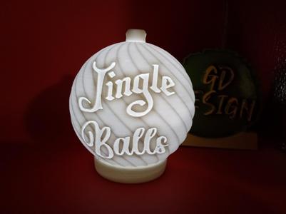 Jiggle Balls 3D Christmas Ornament Light