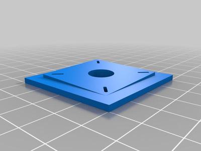 RC airplane motor mount 2205-2212 tilt 2 degrees 