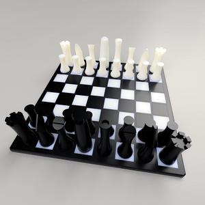 Minimalistic Chess Set