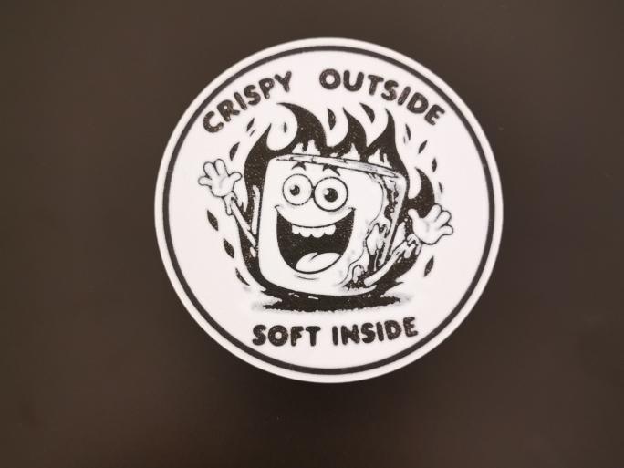 Crispy Outside / Soft Inside - Coaster