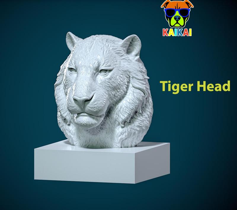 Tiger- Panthera tigris model - statue - 3D print