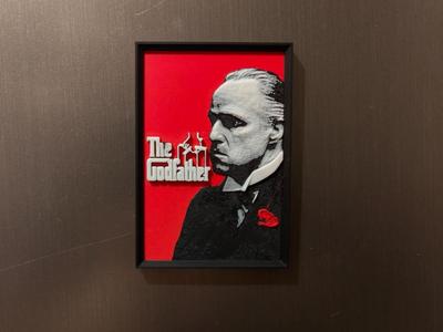 The Godfather movie poster fridge magnet