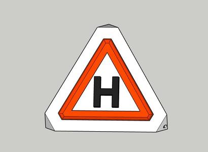 educational pyramid sign