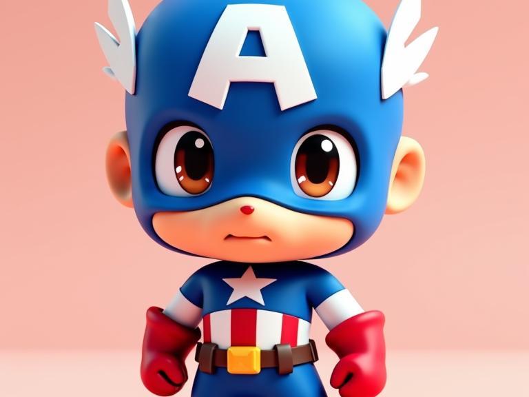 Captain Amerika Chibi