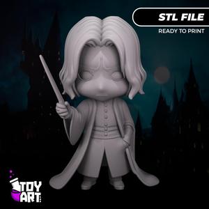 Severus Snape Chibi - Dark Wizard STL Figure