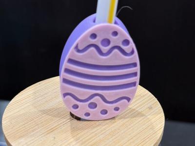 Easter Egg Straw Topper