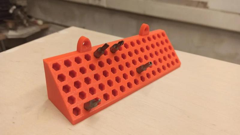 Bit holder - 80 bits, wall hanging/stand   