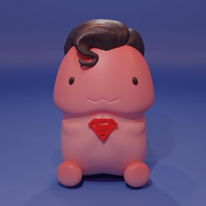 OCHINCHIN CUTE FIGURE + SUPERPENIS (SUPERMAN)/ PENIS CUTE FIGURE HEROES T6