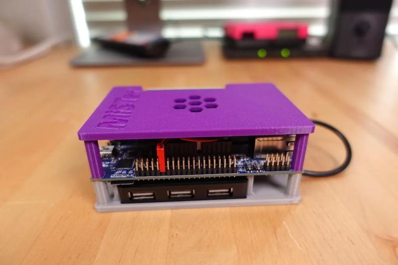 MiSTer USB Hub and Fan Plate Case   