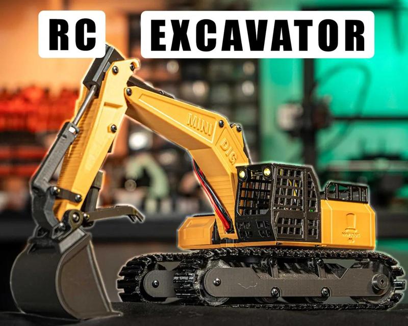 DIY RC Excavator   