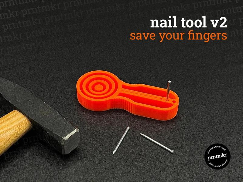 Nail Tool V2 • Save your fingers!   