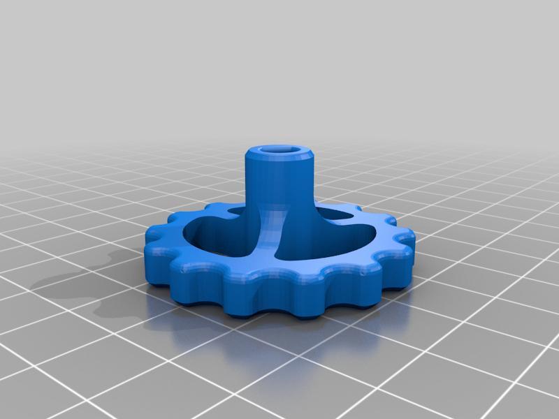 3 spoke extruder knob