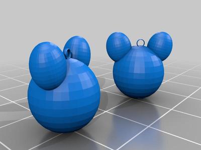 Disney balloon earings