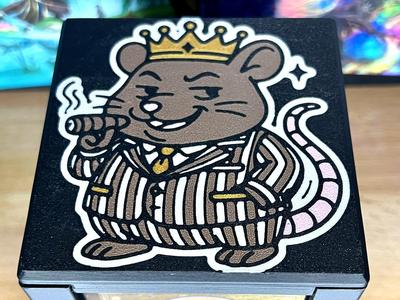 MTG EDH Commander Showcase Deck Box - Fat rat