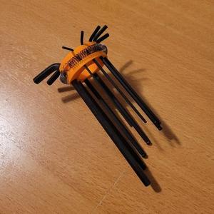 Hexy-key holder