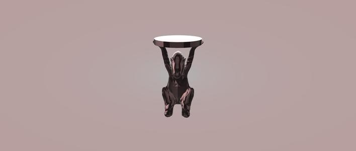 animal with a stand