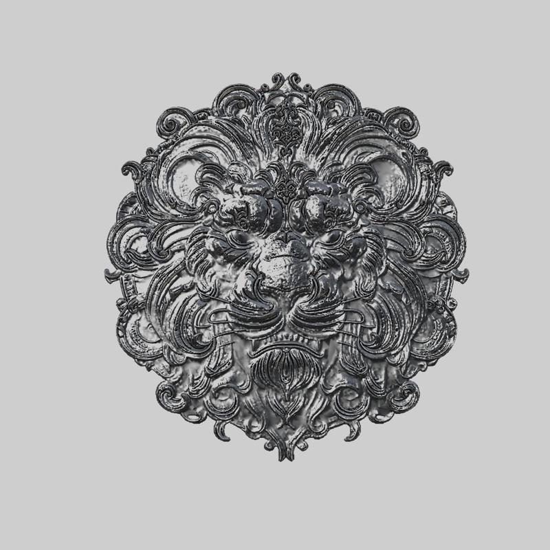 Lion Animal Metal Head