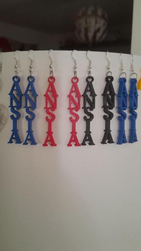 Keychain Orecchini Ansia
