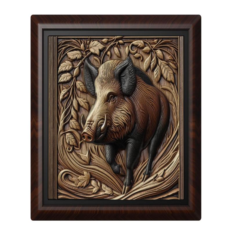 Wild Boar animal wall art relief wall decor