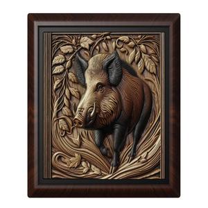 Wild Boar animal wall art relief wall decor