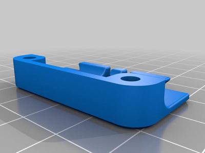 Remixed X motor cover with cable holder for ender 5 or 5 plus