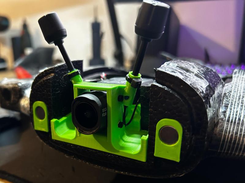 Self-Holding DJI O4 Mount for AR Wing Classic