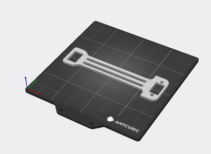 Dog door latch thin extended