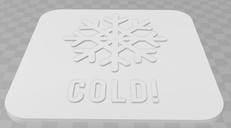 Cold signage