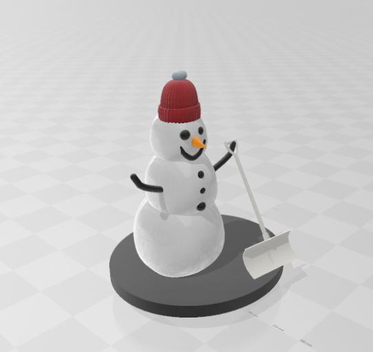 happy snowman