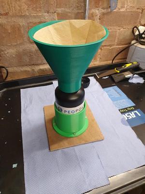 Resin Bottle holder and funnel