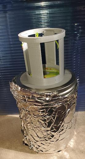 AeroJar with plant support - Widemouth