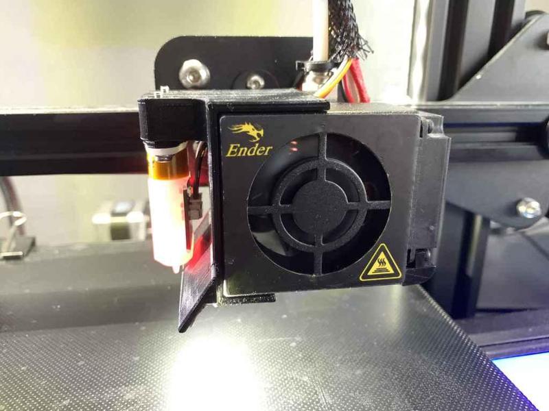 BlTouch/LED Strip Mount for Ender 3