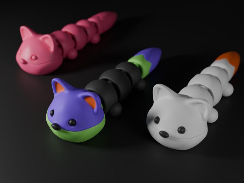 Flexi Fox – Articulated Cute Fox