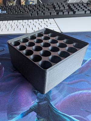 Gridfinity - IKEA Ladda Battery Holder