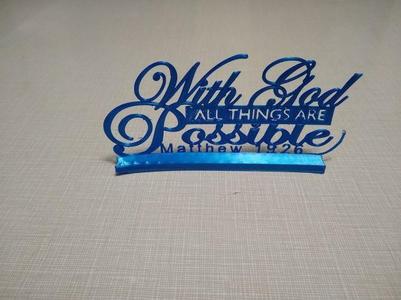 With God All Things Are Possible