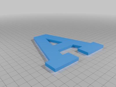 All Alphabet Letters Upper case A-Z Font Arvo-Bold by Google Fonts (OFL License)