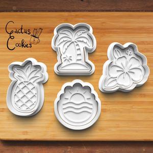Tropical Cookie Cutter set 0930