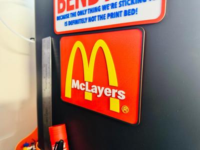 McLayers Sign - Print your own McDonald's