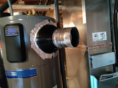 Rheem Hybrid Water Heater Outlet Duct Adapter