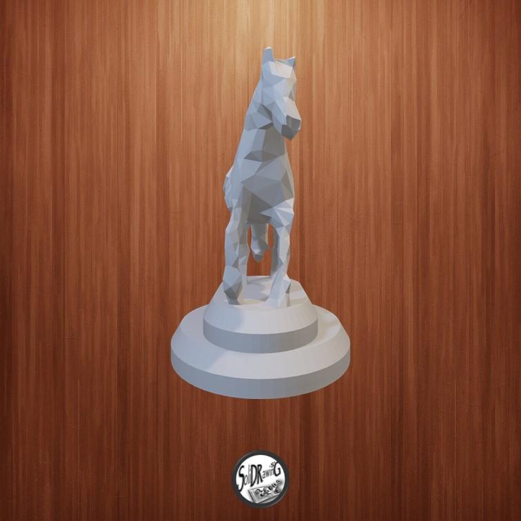 Toy Horse - LowPoly - Bust - Full - Perfect Design - Easy Print - Decor - SoliDRawinGS0045