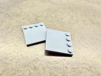 Brick - 4x4 plate with 4 knobs VER2