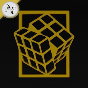 Rubik's Cube - 2D Wall Art Decor