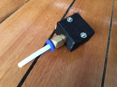 Runout filament optical sensor