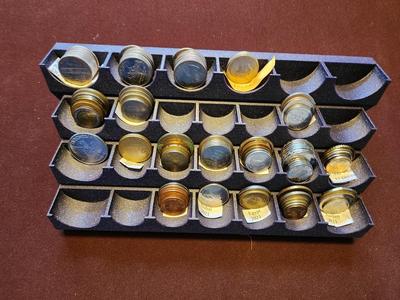 Souvenir and collectible coin display rack